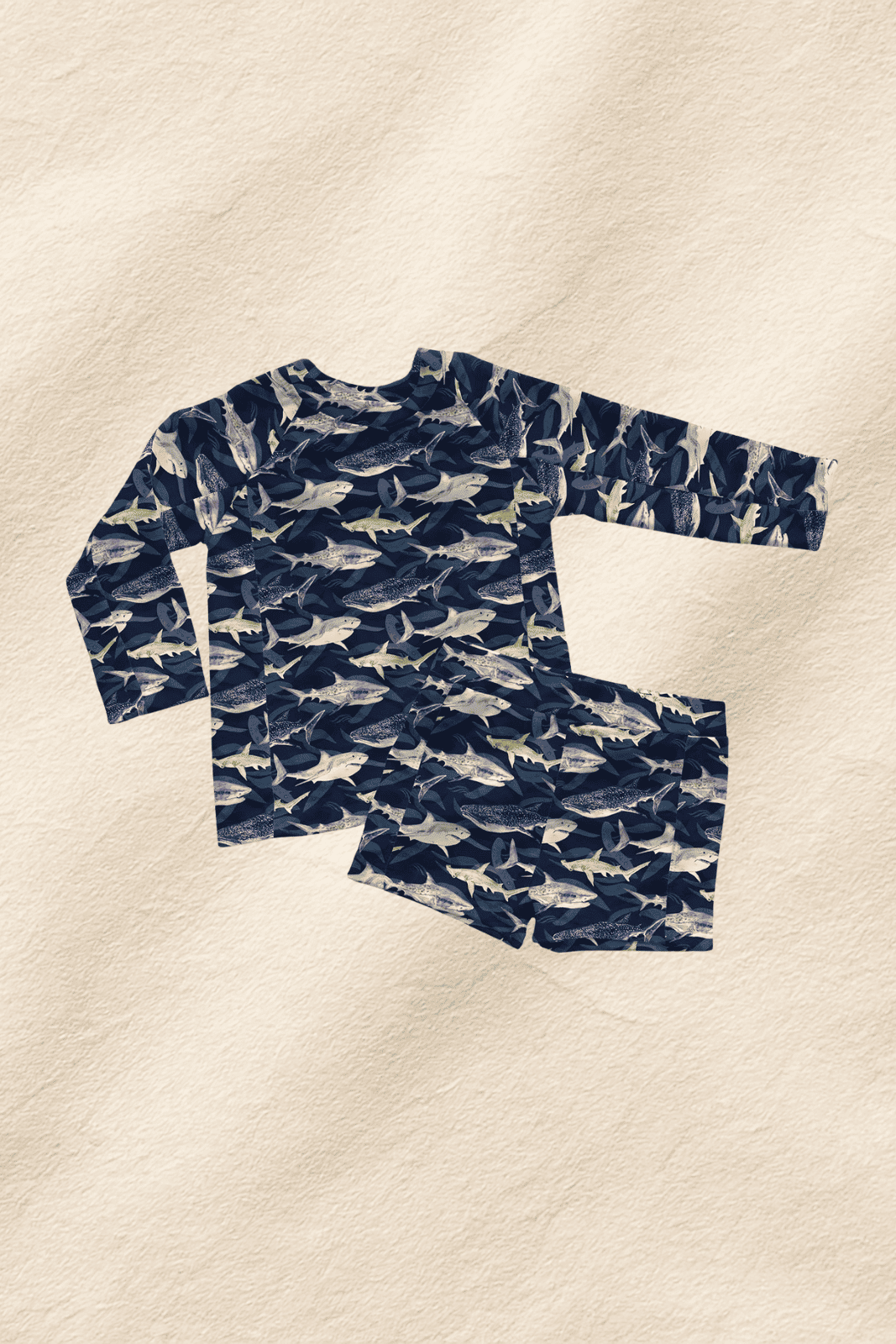 Tela Lycra Swimwear Estampado Tiburones - Imagen 2